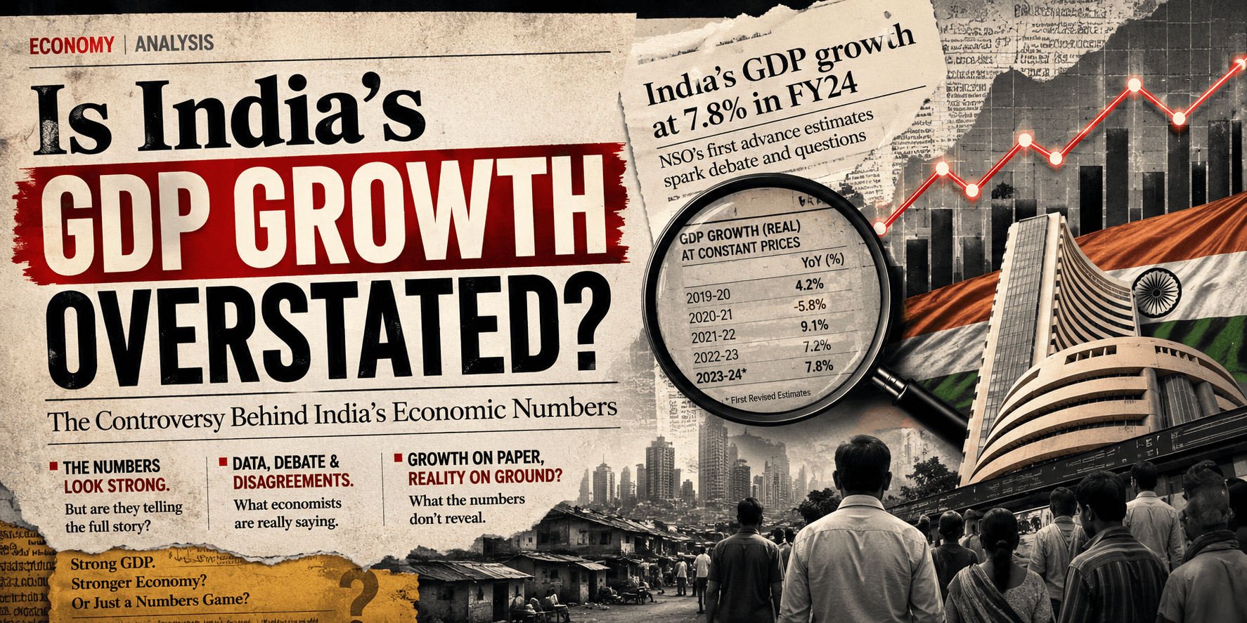 Is India's GDP Growth Overstated? The Controversy Behind India's Economic Numbers